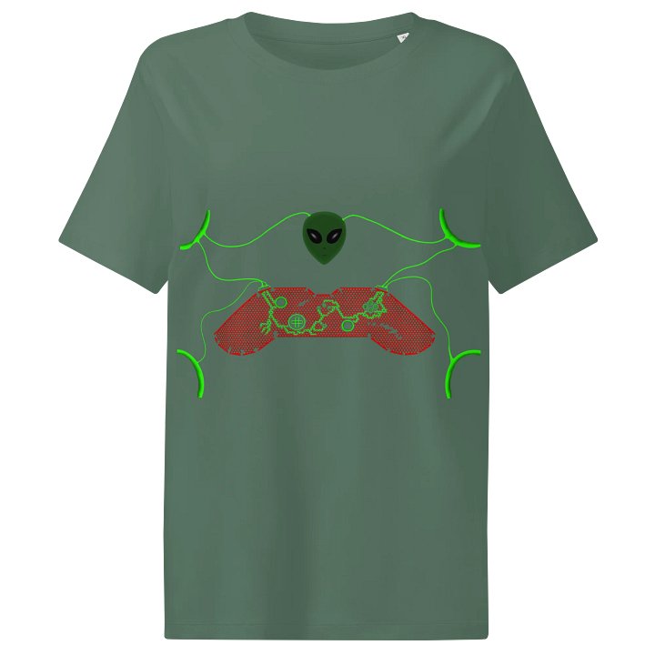 Neon Alien Tech Controller Women's T-Shirt product image (1)
