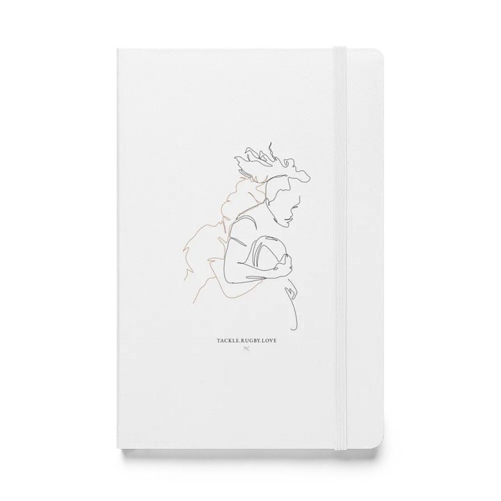 TACKLE - RUGBY - LOVE Hardcover Notebook product image (1)