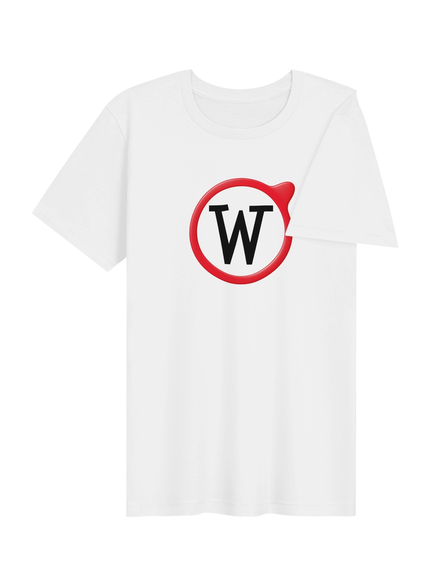 the striking Weckipedia logo on a supersoft t-shirt - white product image (4)