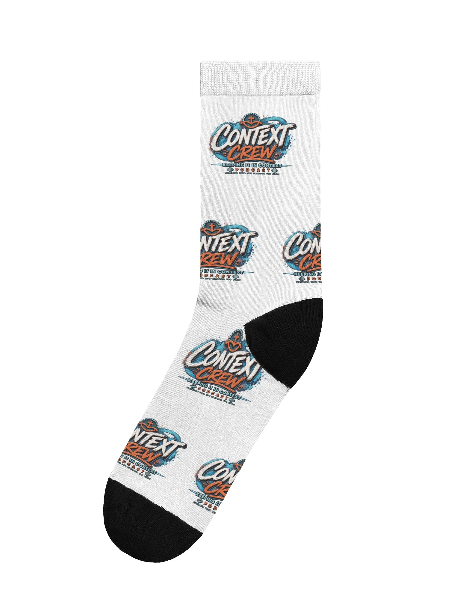 Context Crew Vintage Pattern Crew Socks product image (1)