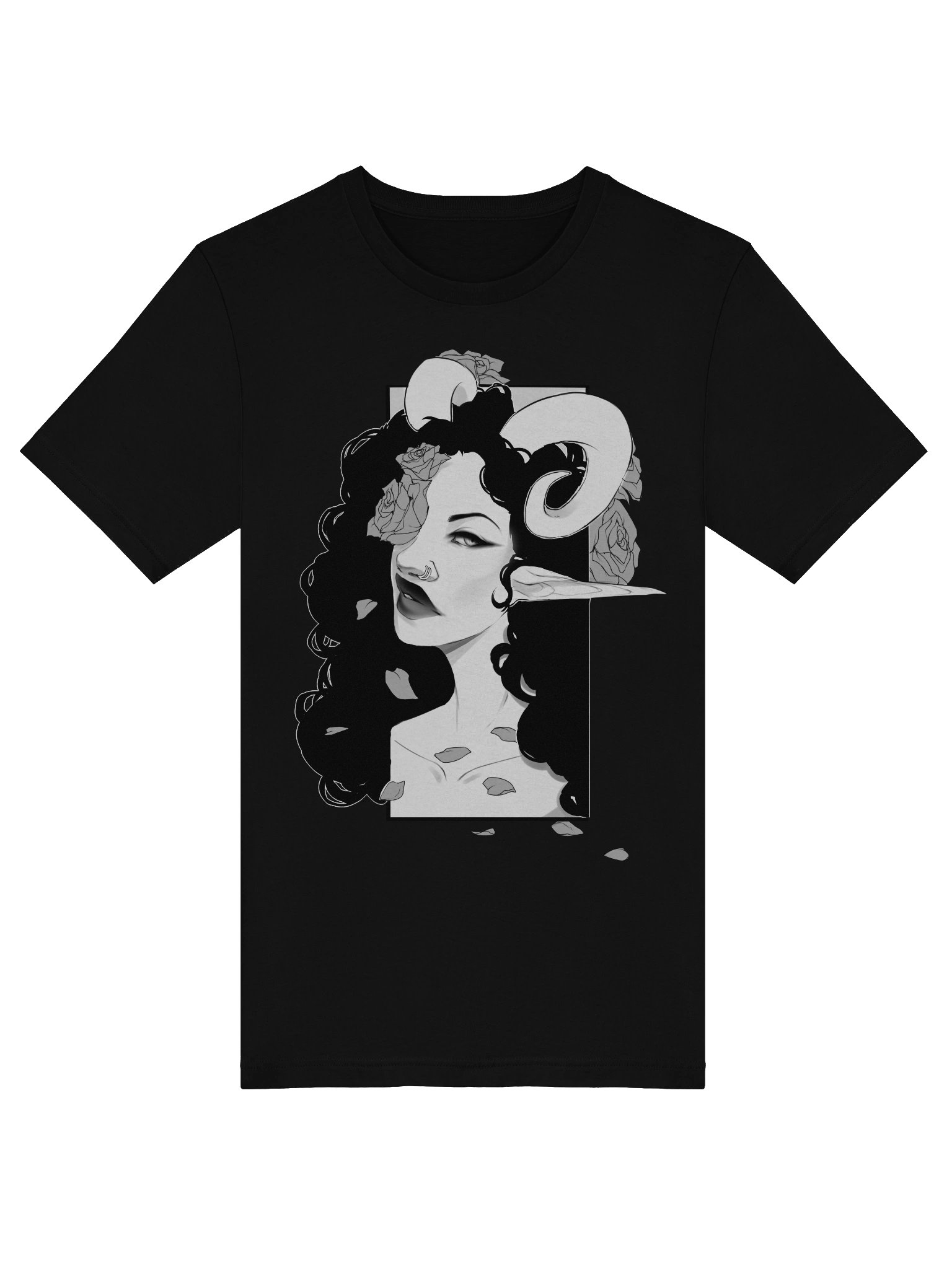 Left Eye Roses B&W product image (5)