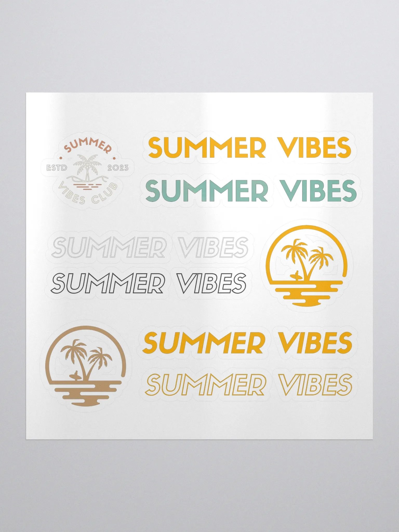 Summer Vibes Stickers product image (1)