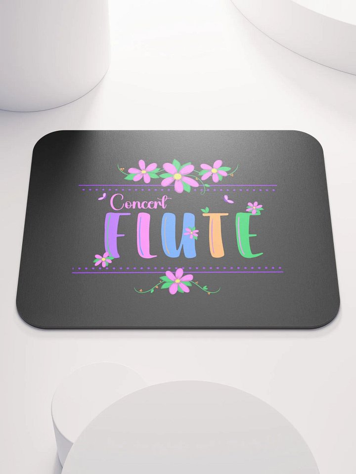 Floral Flute Concert Mouse Pad product image (2)