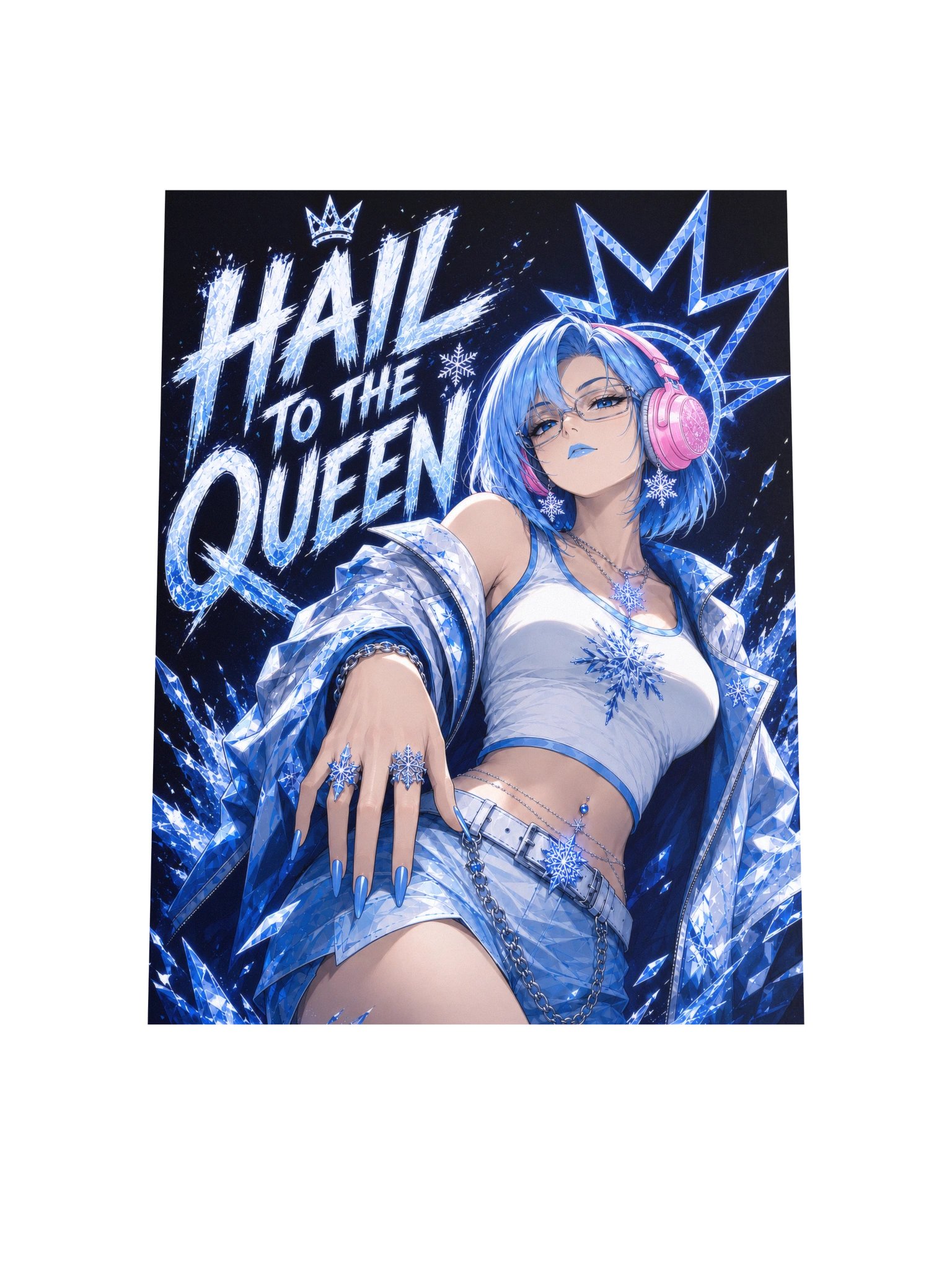 "Hail To The Queen" Lady Frost Matte Poster product image (8)