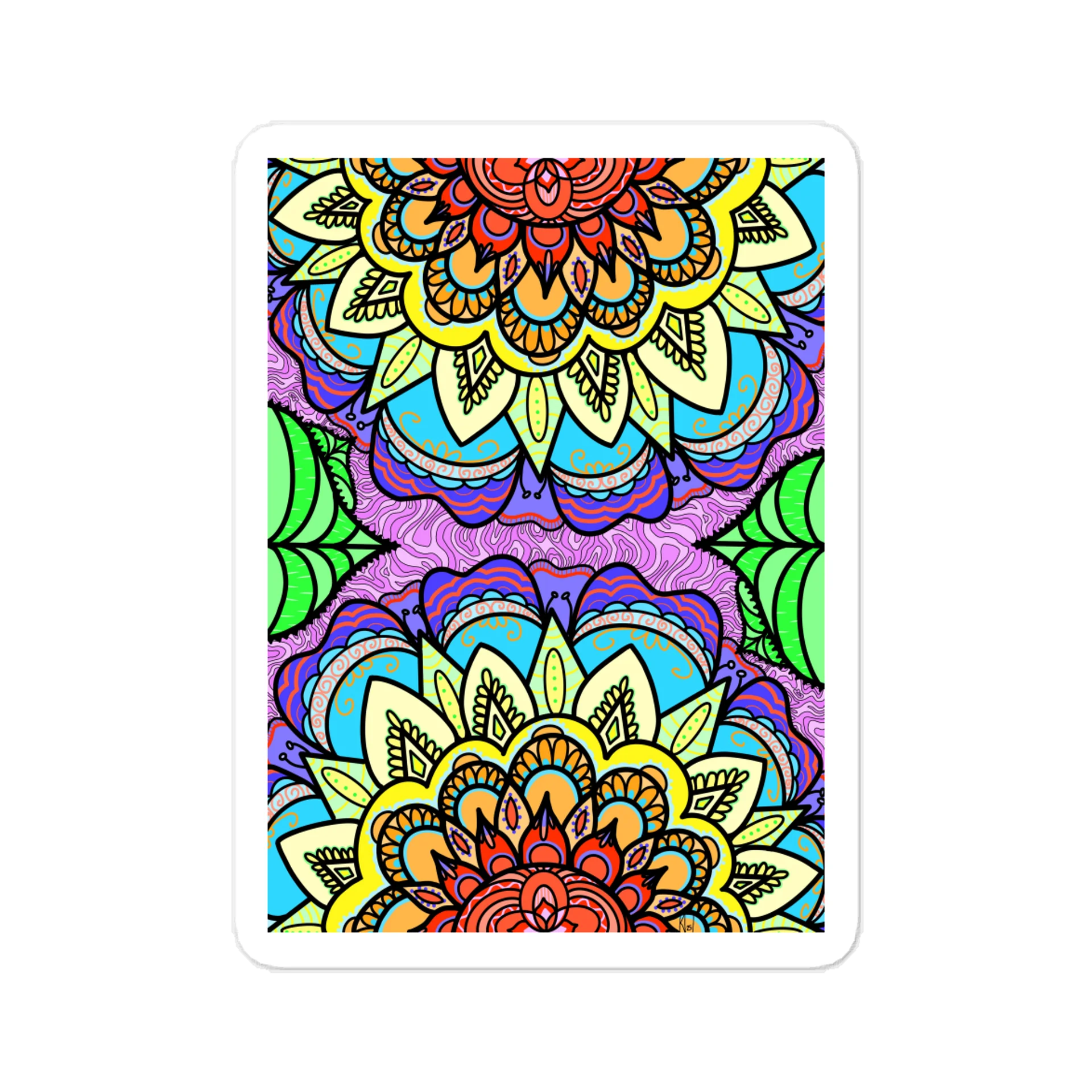 Rainbow Bloom Sticker product image (1)