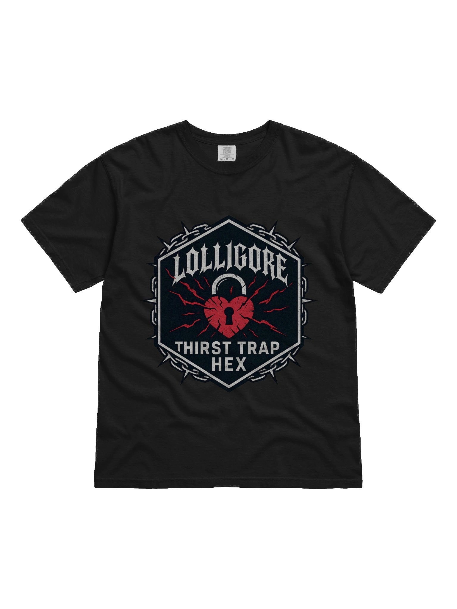 Lolligore — “Thirst Trap Hex” Emblem Tee product image (1)
