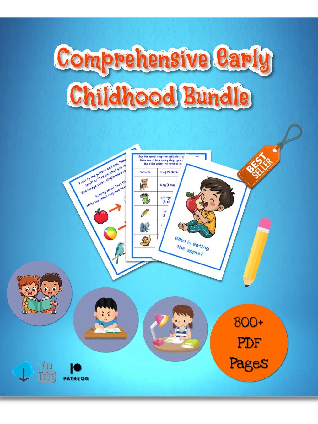 Comprehensive Early Childhood Bundle: Speech & Language, Safety, Finance & Coloring Activities product image (1)