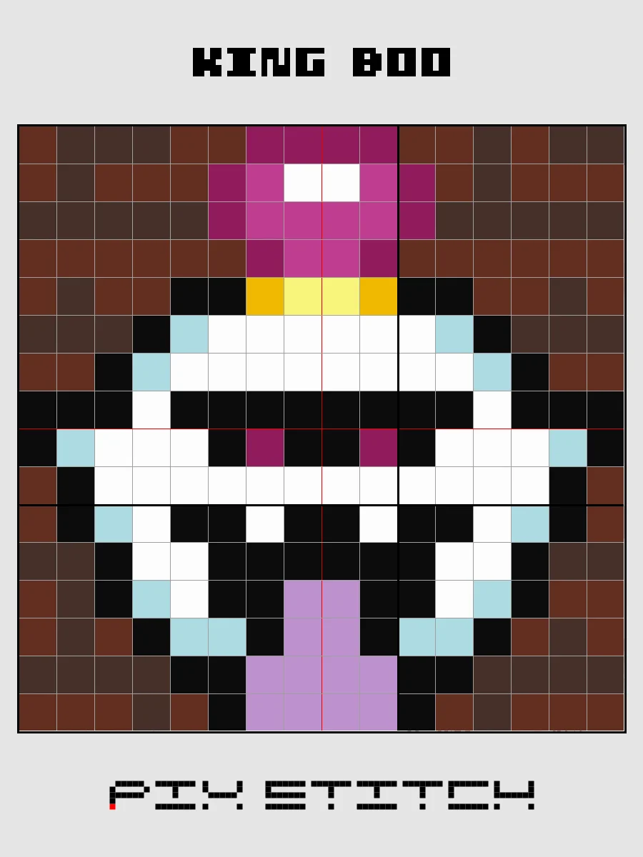 King Boo Pixel Art product image (2)