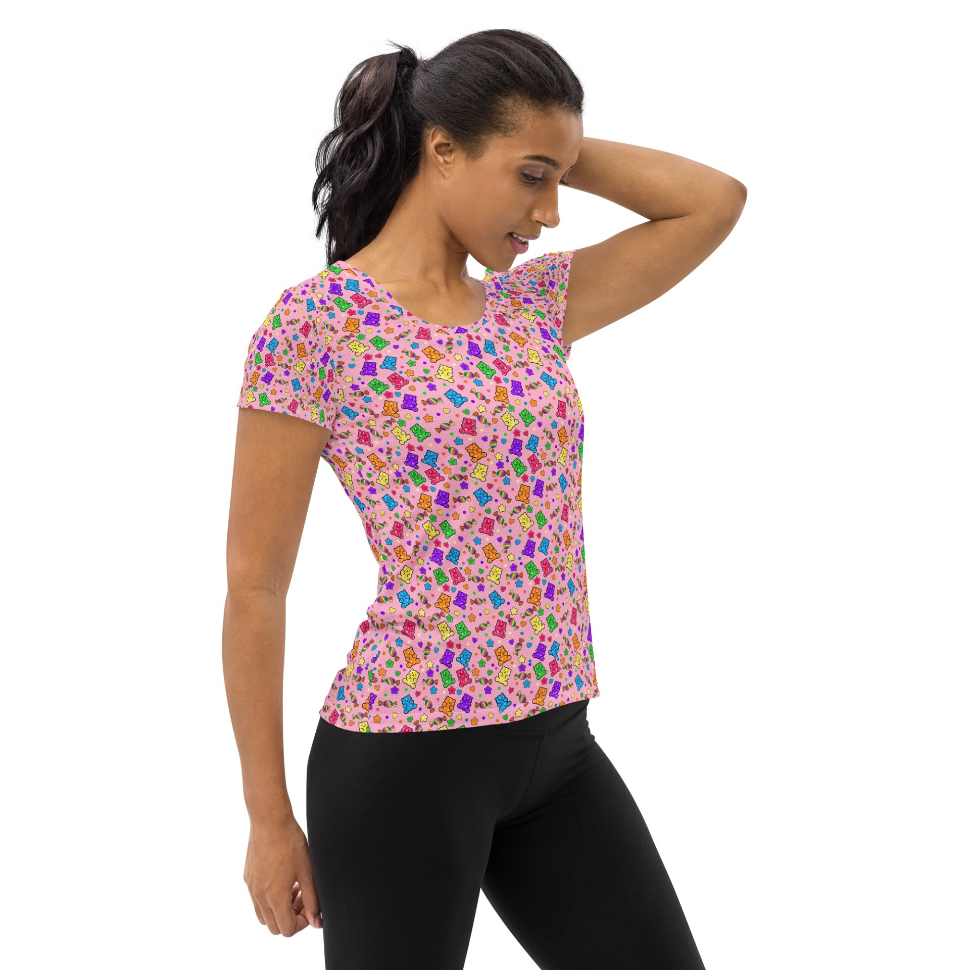 Candy Shop Athletic Woman’s Tee product image (4)
