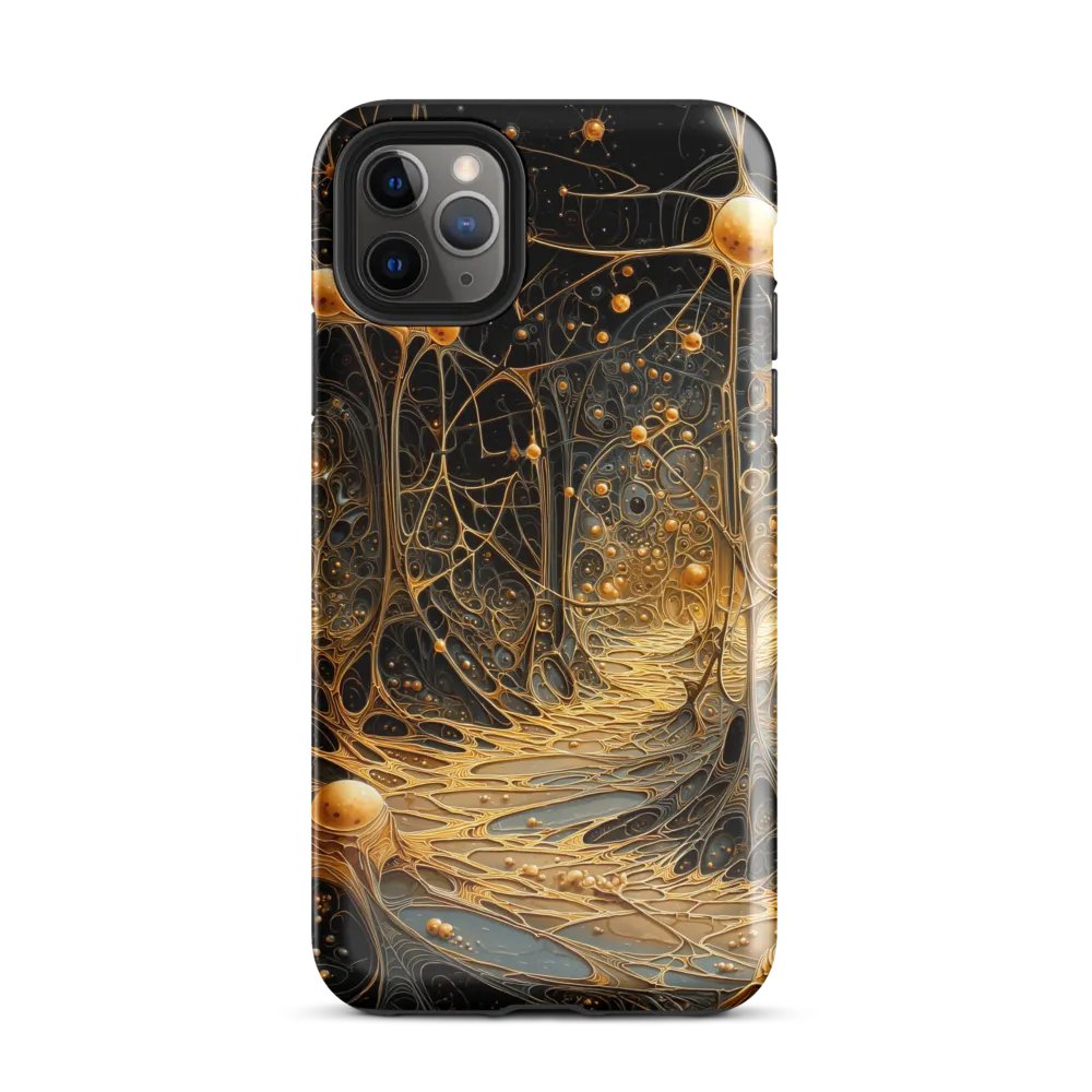Golden Synapse iPhone® Tough Case product image (2)