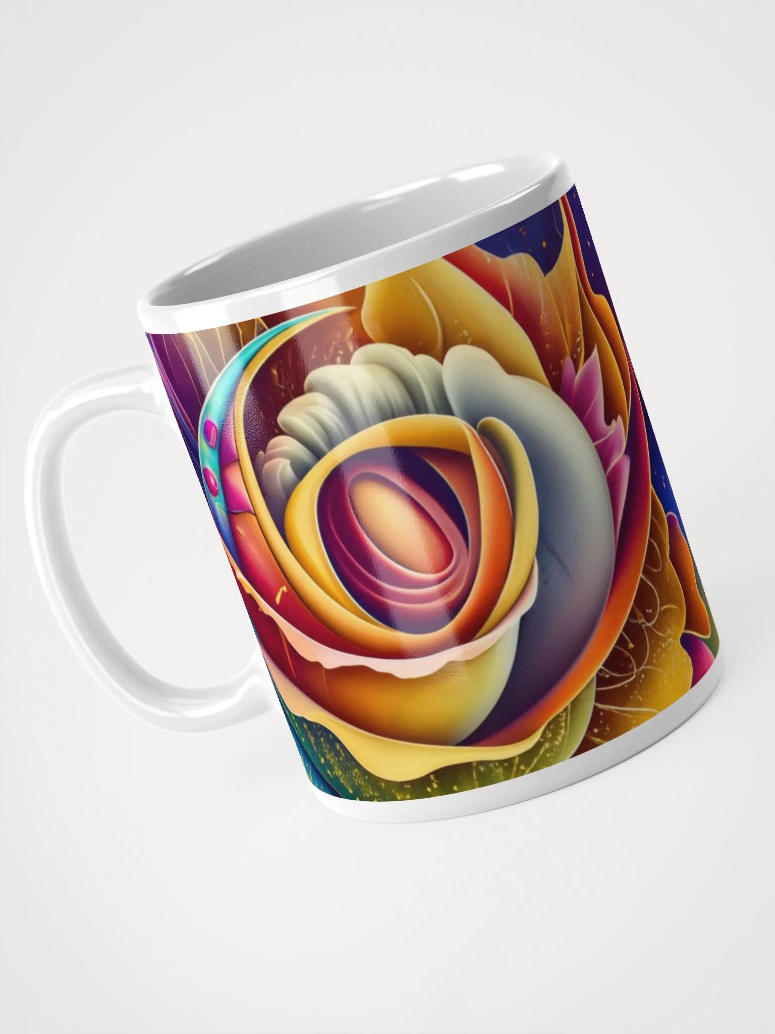 Exotic Surrealistic Rose Mug product image (3)