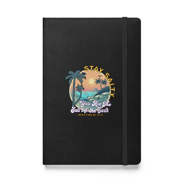 Stay Salty You Are The Salt Of The Earth Sunset Hardcover Notebook product image (1)