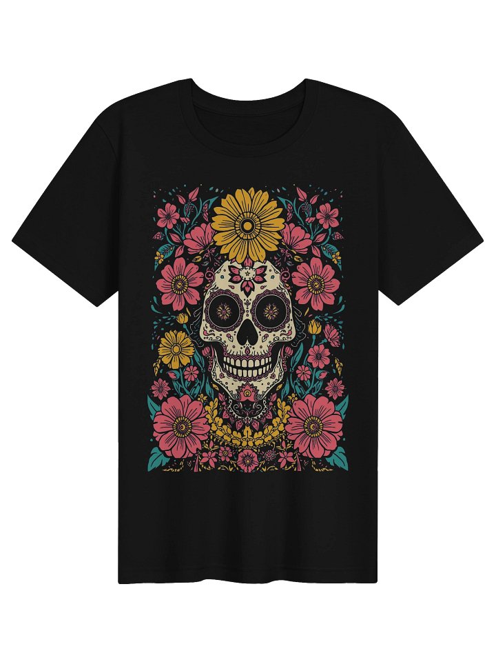 Ornate Sugar Skull Supersoft Tee product image (1)