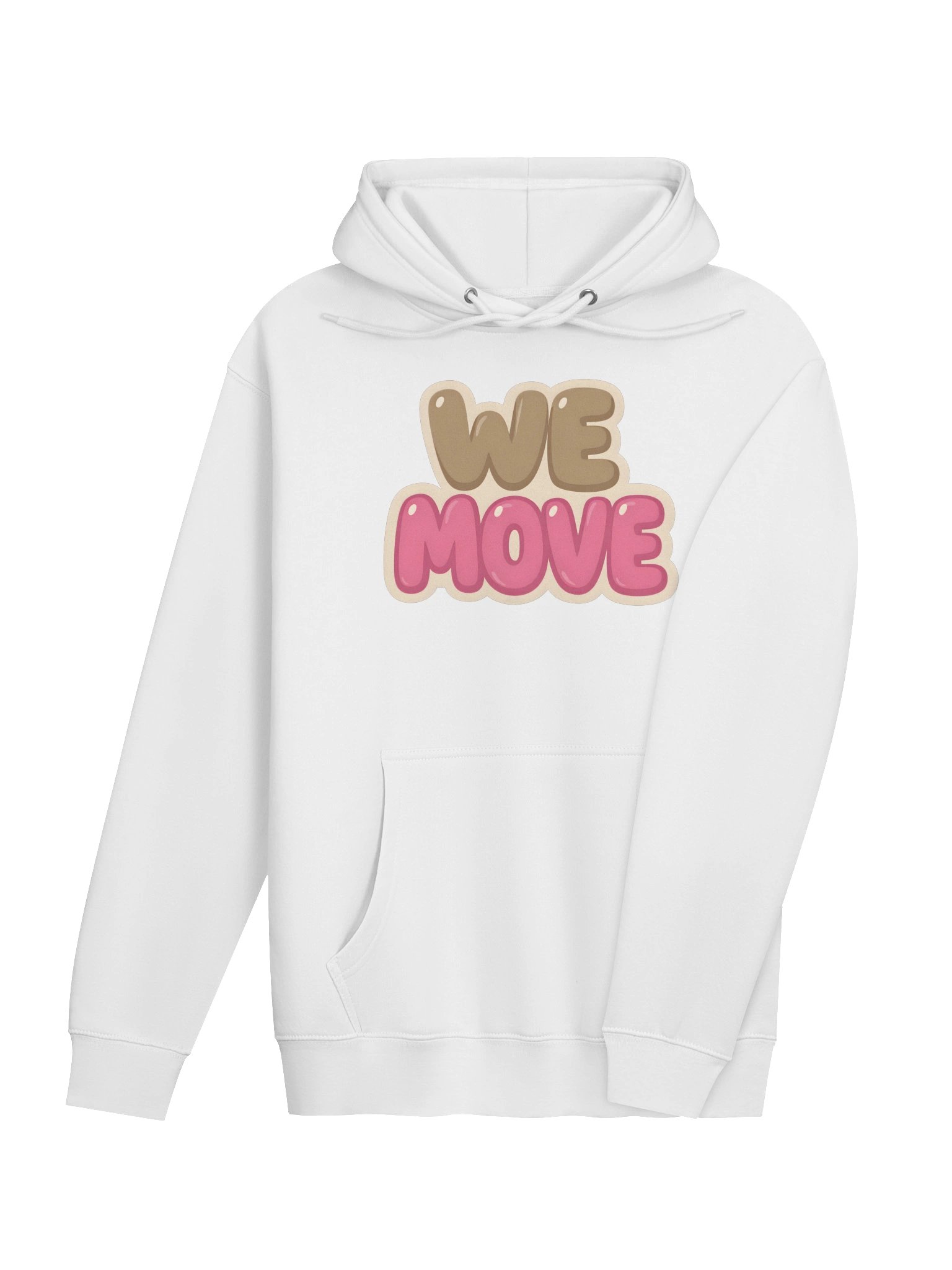 We Move Pullover Hoodie - White product image (4)