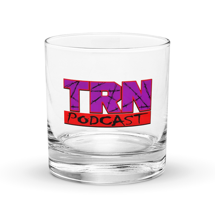 TRN Extreme Podcasting Rocks Glass product image (1)