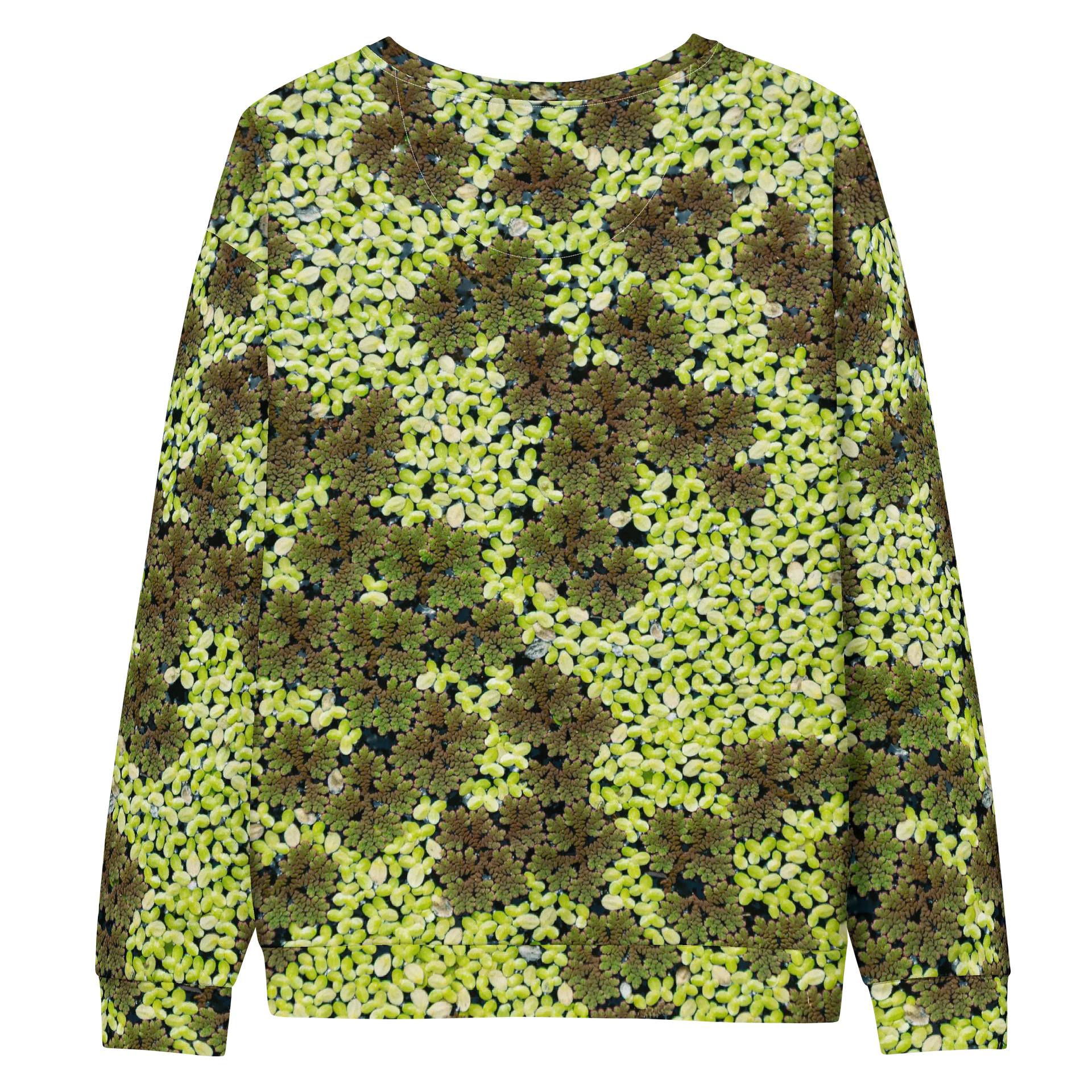 Verdant Life Light Unisex All-Over Print Natural Cotton Forest Canopy Sweatshirt product image (2)