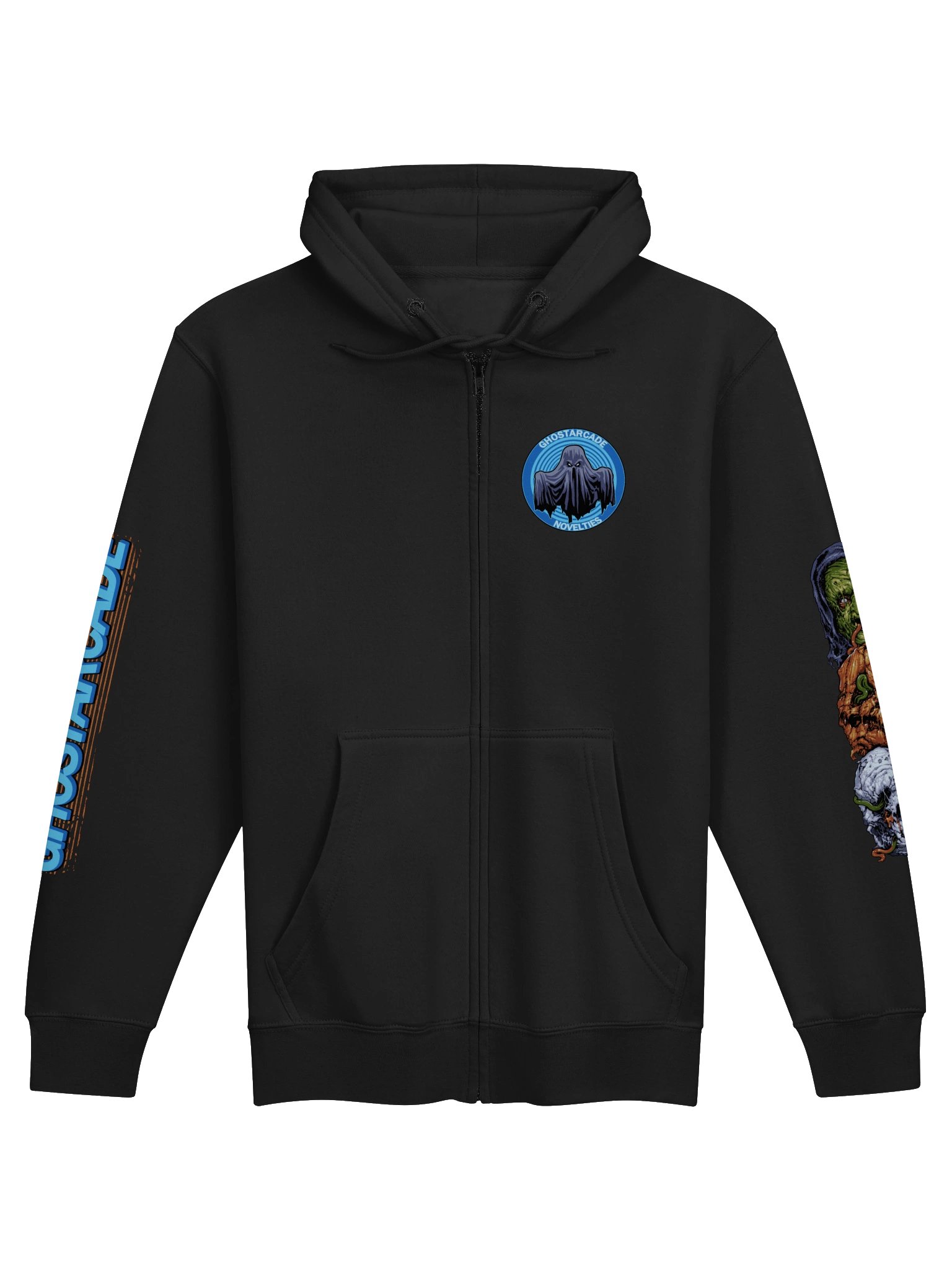 Novelty Scare Zip-Up Hoodie product image (1)