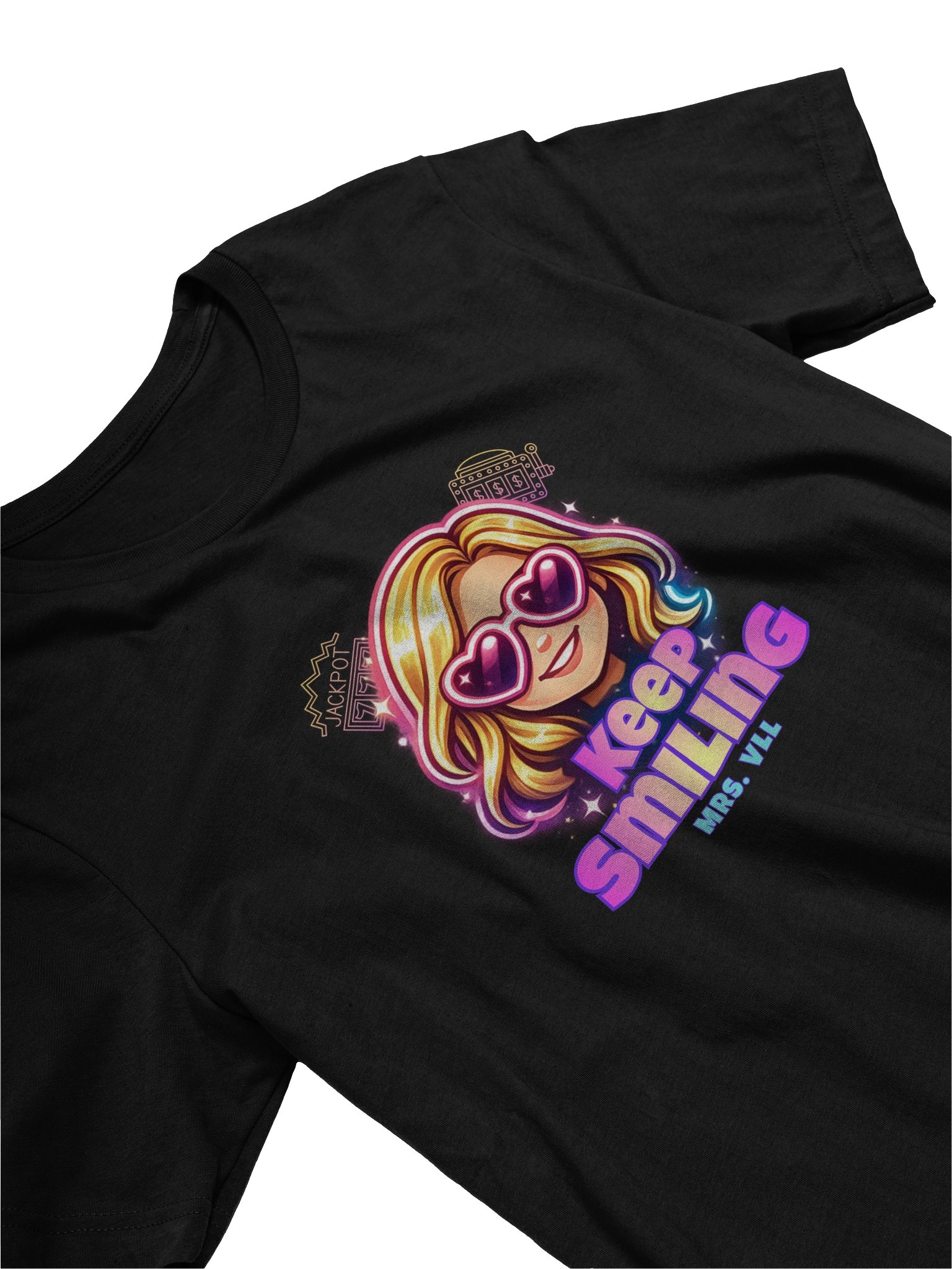Mrs. VLL Keep Smiling T-Shirt product image (14)