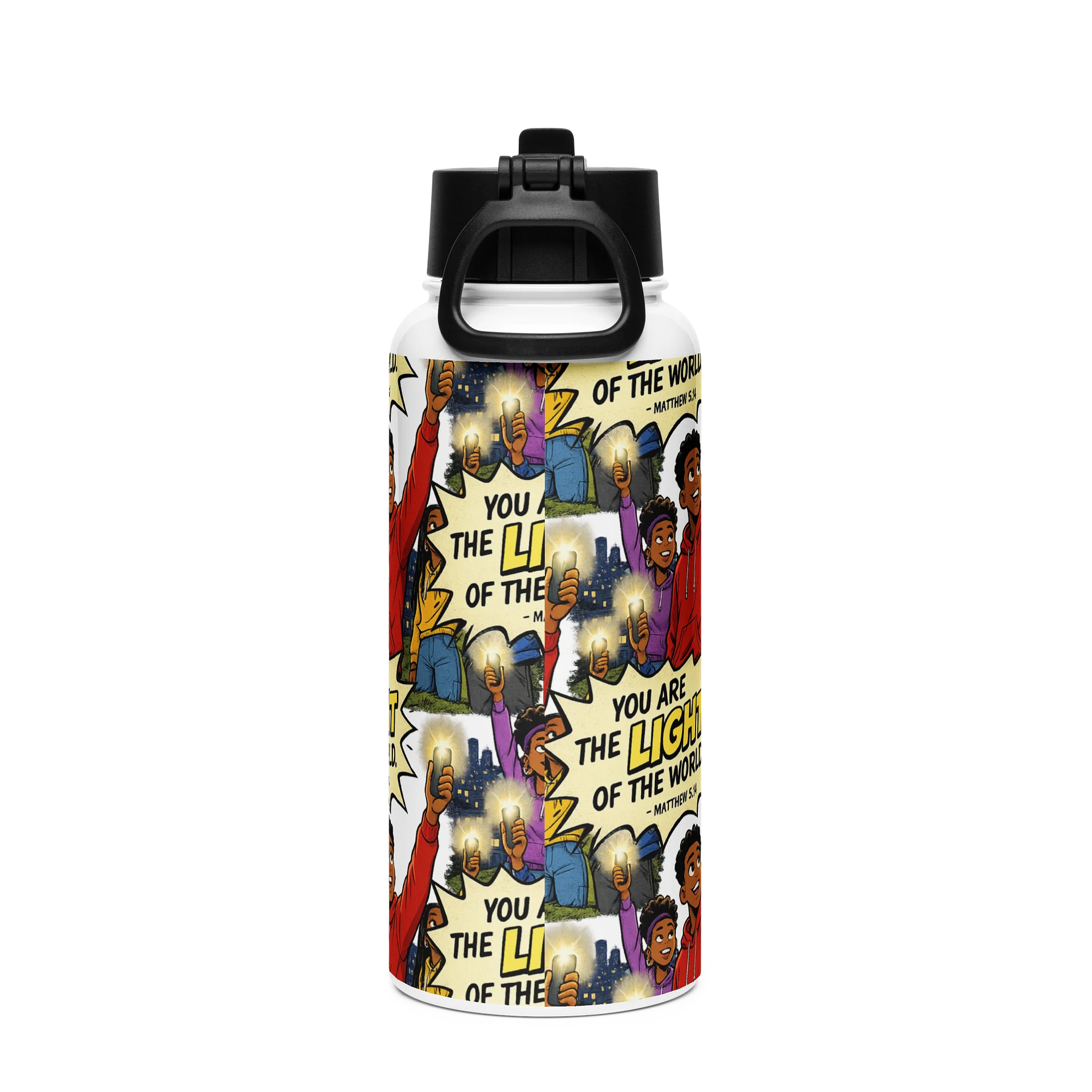 Light of the World 32 oz. Stainless Steel Water Bottle product image (4)