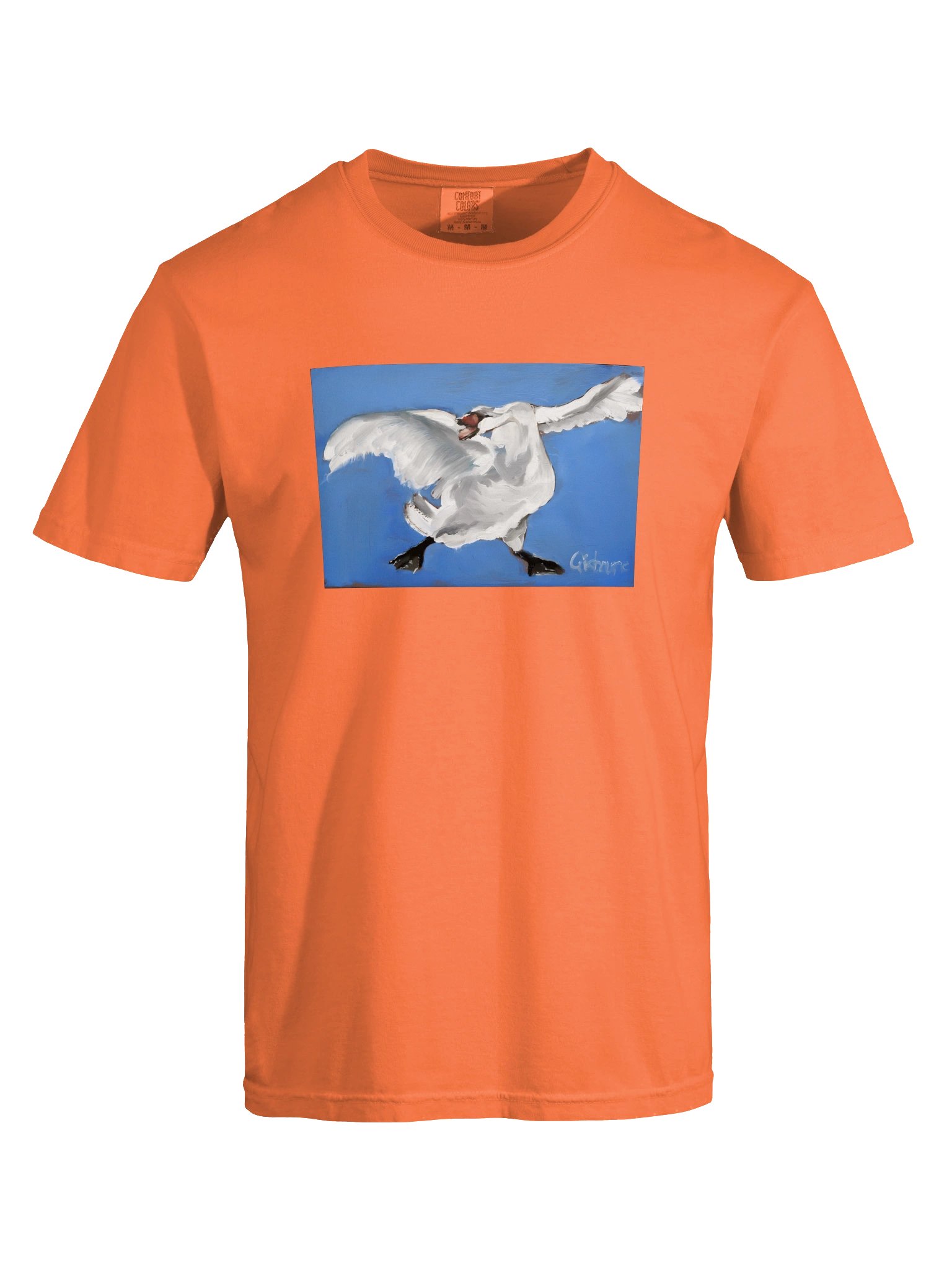 A Swan Named Broadland // T-shirt orange product image (5)