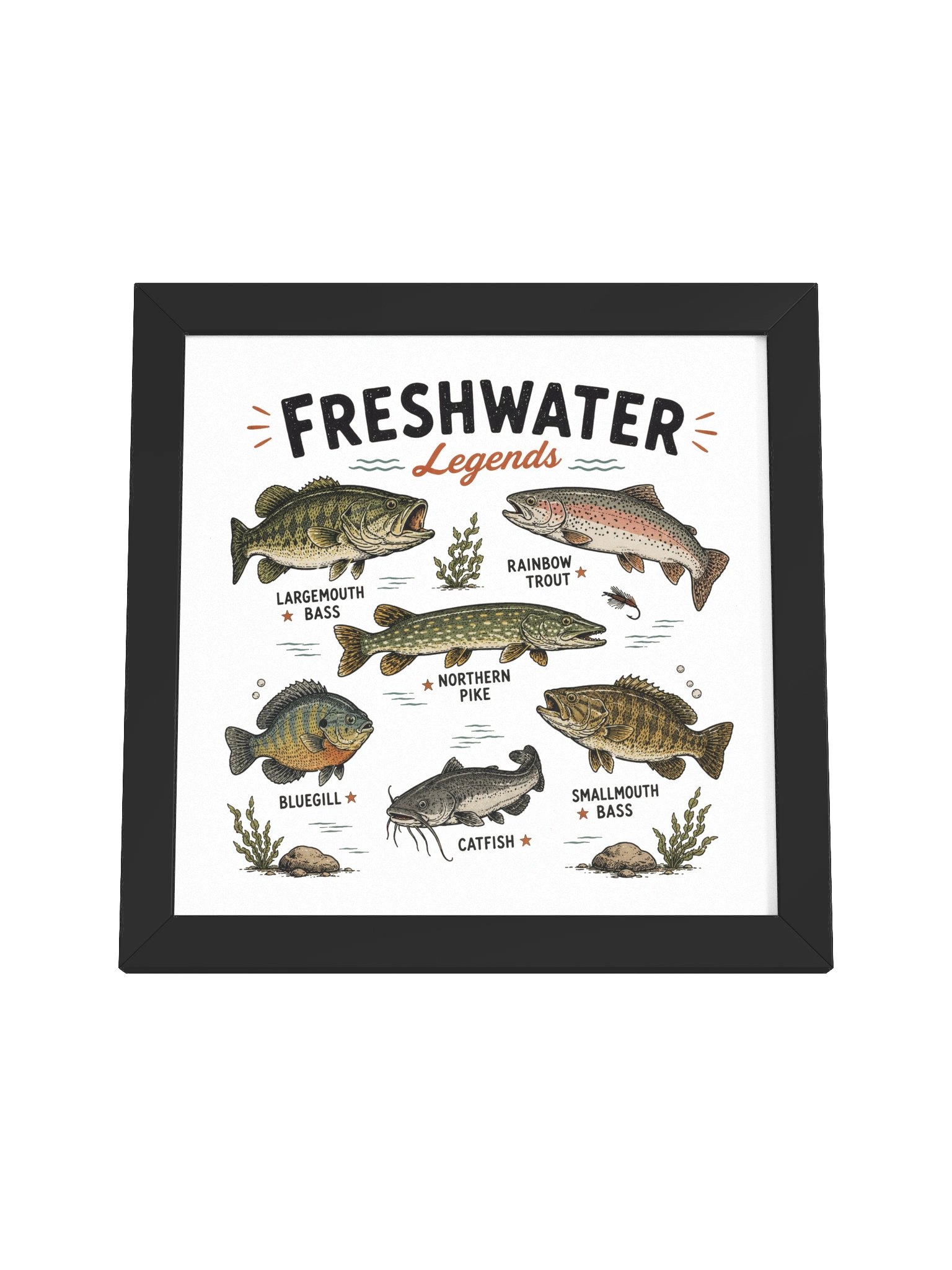 Freshwater Legends Fishing Poster product image (51)