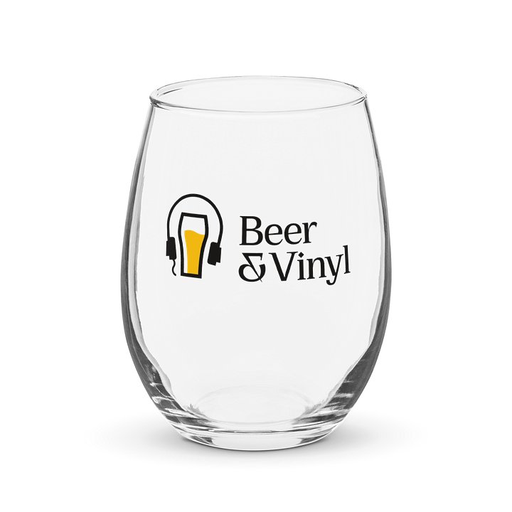 Beer & Vinyl Wine Glass product image (1)
