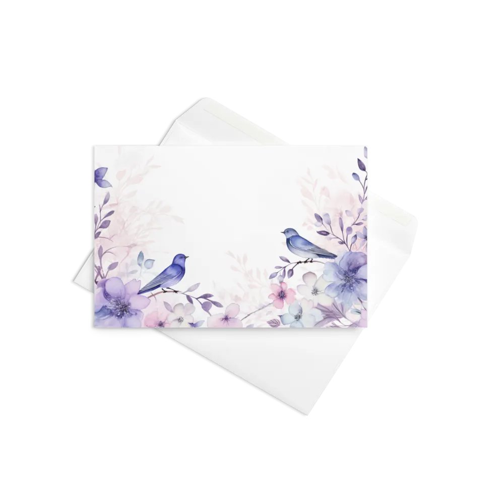 All-Occasion Greeting Card: Watercolor Birds and Florals product image (9)