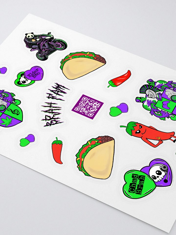 'Chad's Favs' Sticker Sheet product image (2)