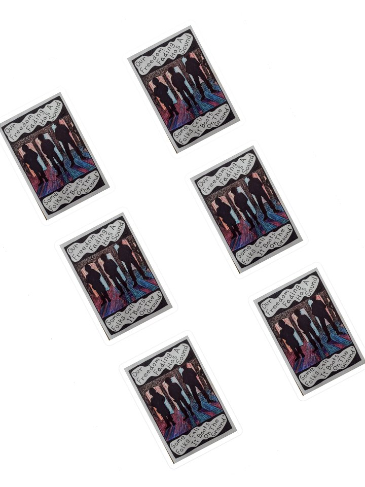 Freedom Fading Sticker Sheet product image (1)
