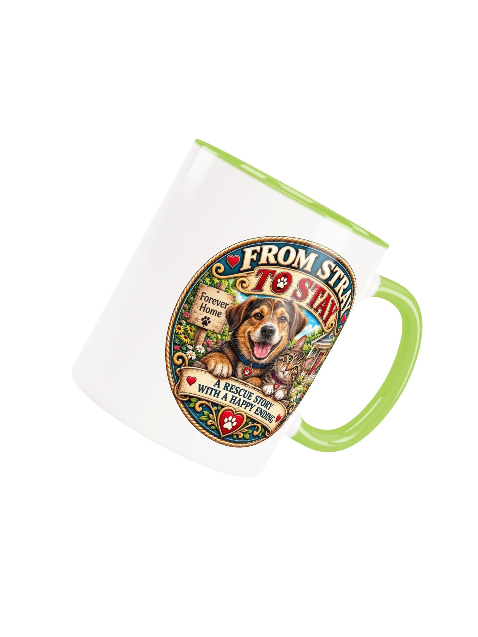 From Stray to Stay Rescue Two Color Mug product image (74)