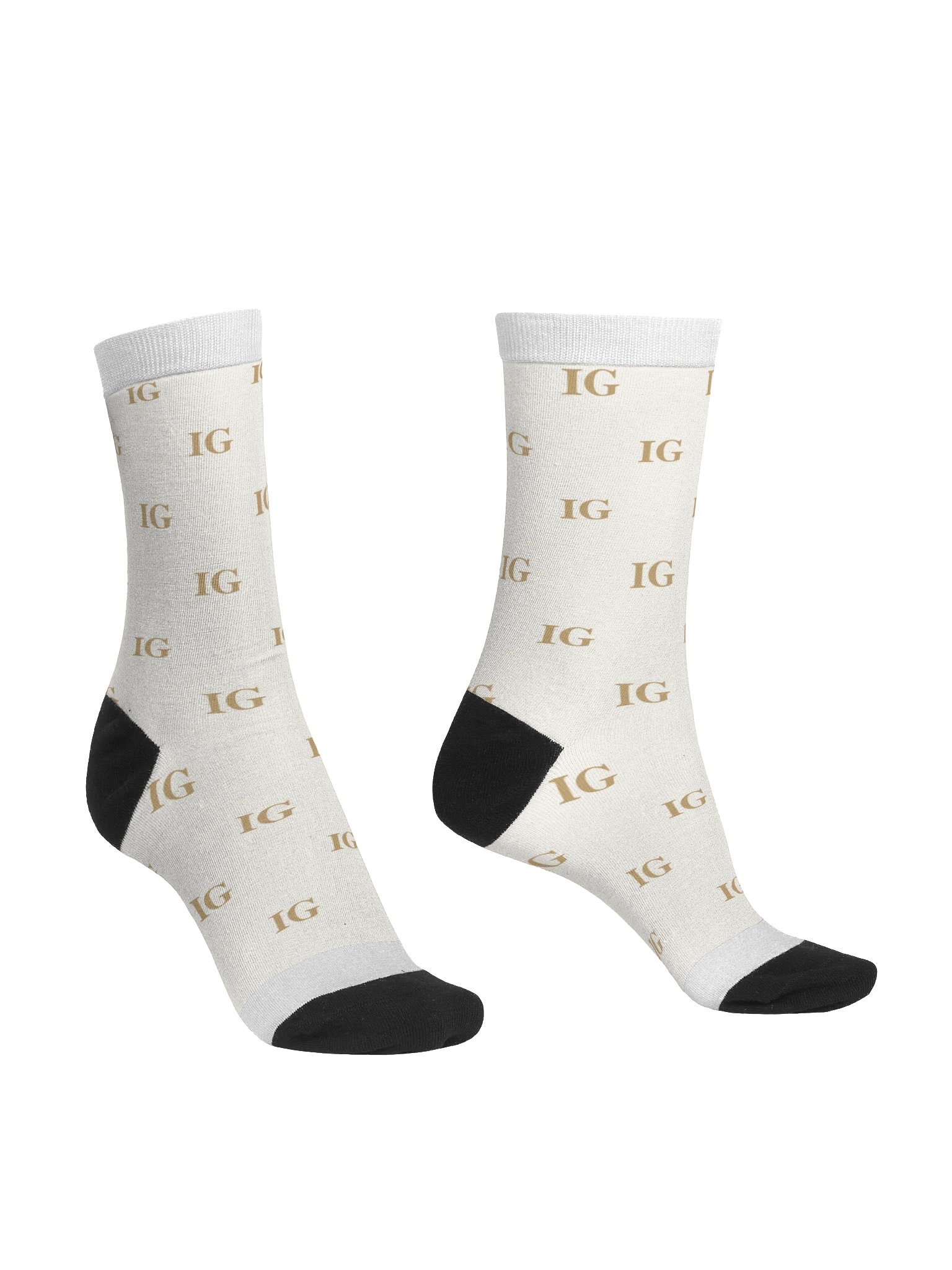 Idle Garage IG Pattern Crew Socks product image (3)
