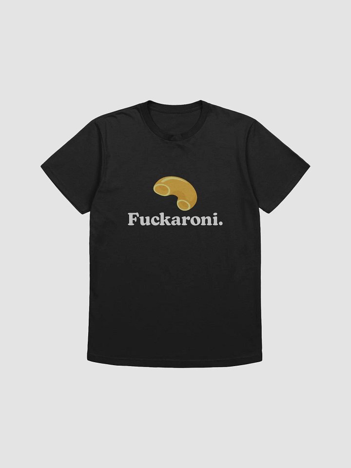Fuckaroni shirt - in black product image (1)