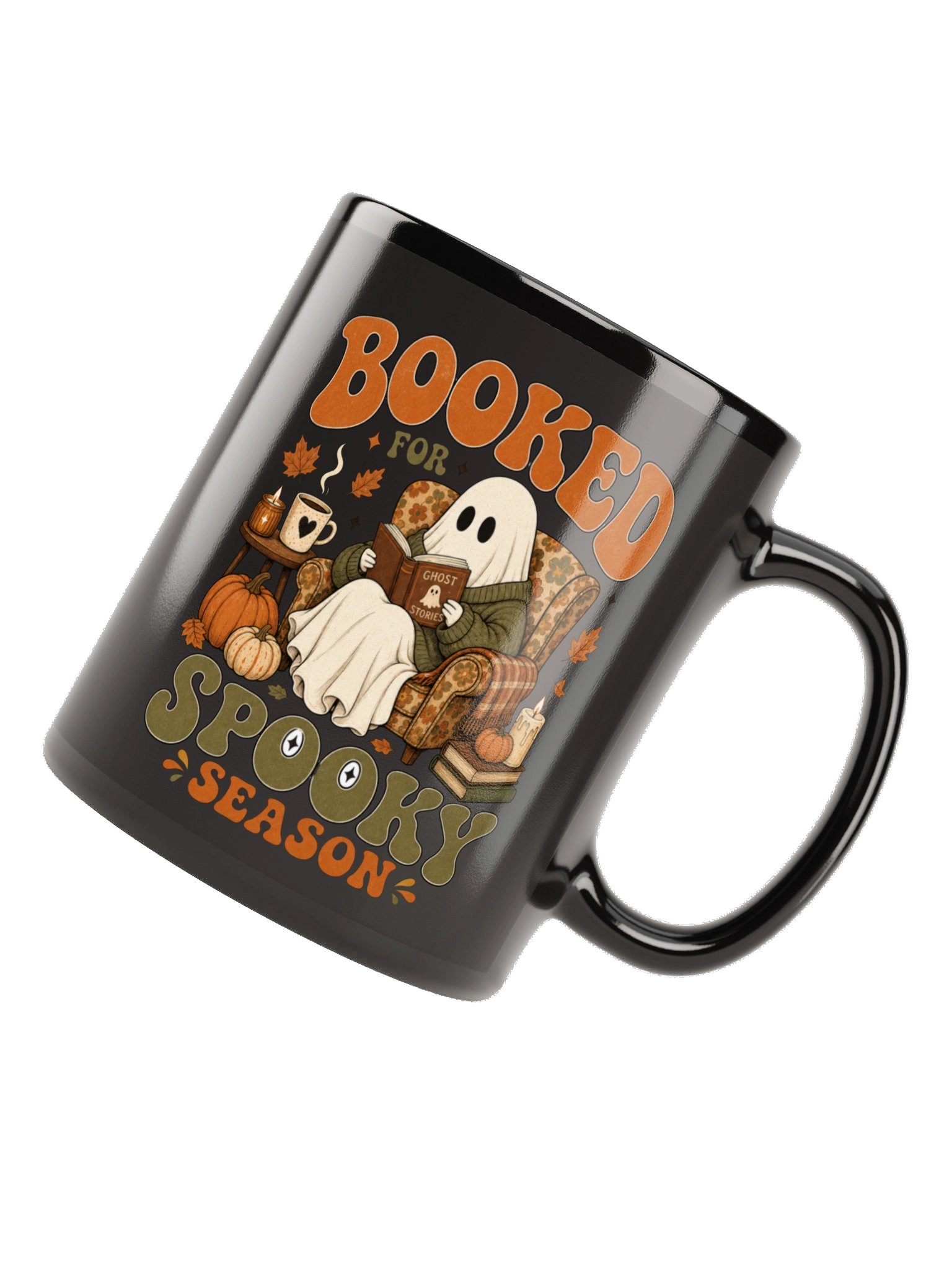 Booked for Spooky Season Ghost Mug product image (12)