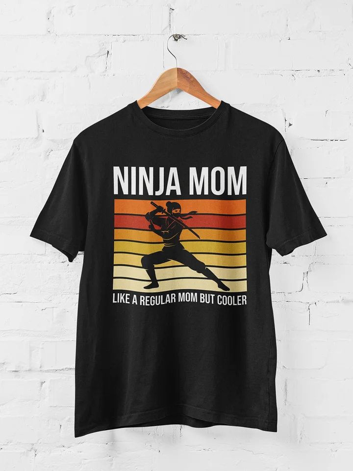 Ninja Mom Modern Softstyle Tee product image (1)