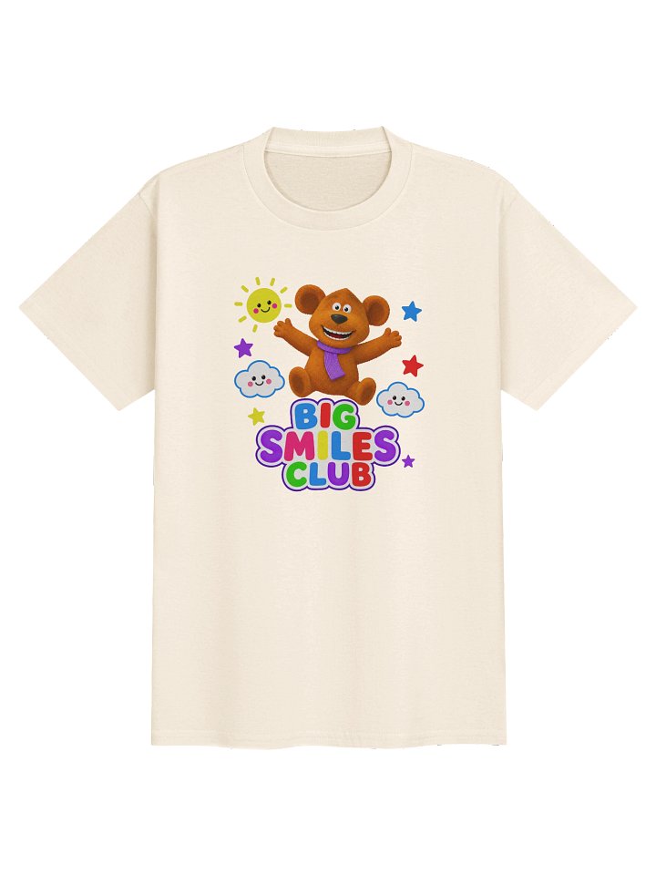 Big Smiles Club Kids T-Shirt – Happy Bear Tee product image (5)