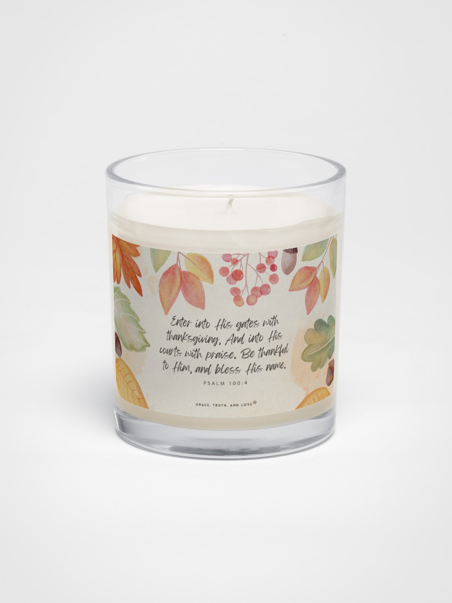 Psalm 100:4 Candle product image (1)