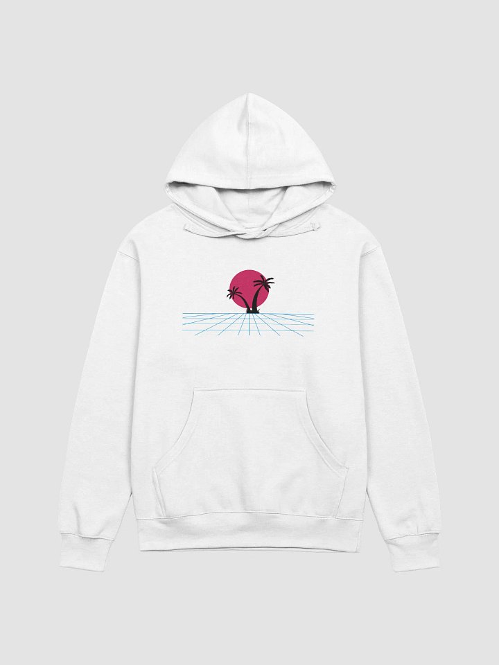 Neon Palms Retro Hoodie product image (1)