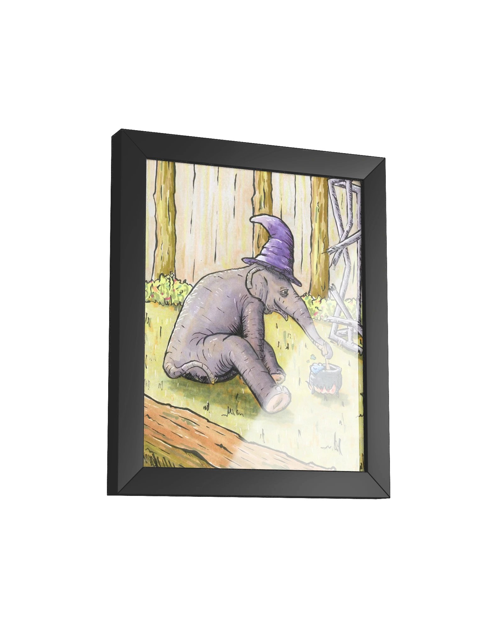 Elephant Witch Framed Print product image (3)