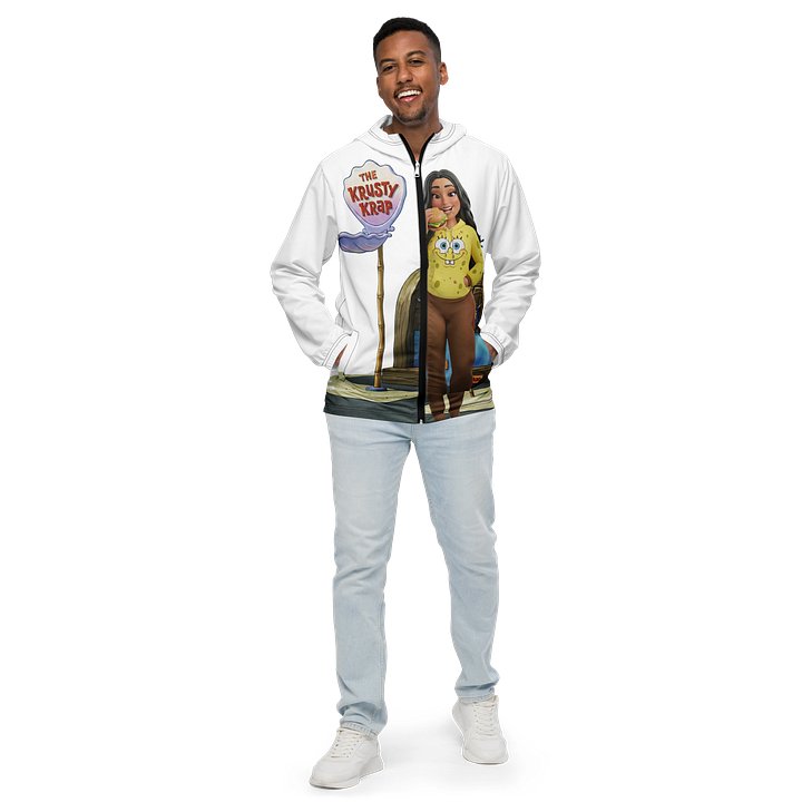Male Spongy Zip Hoodie — Lowkey Edition product image (1)