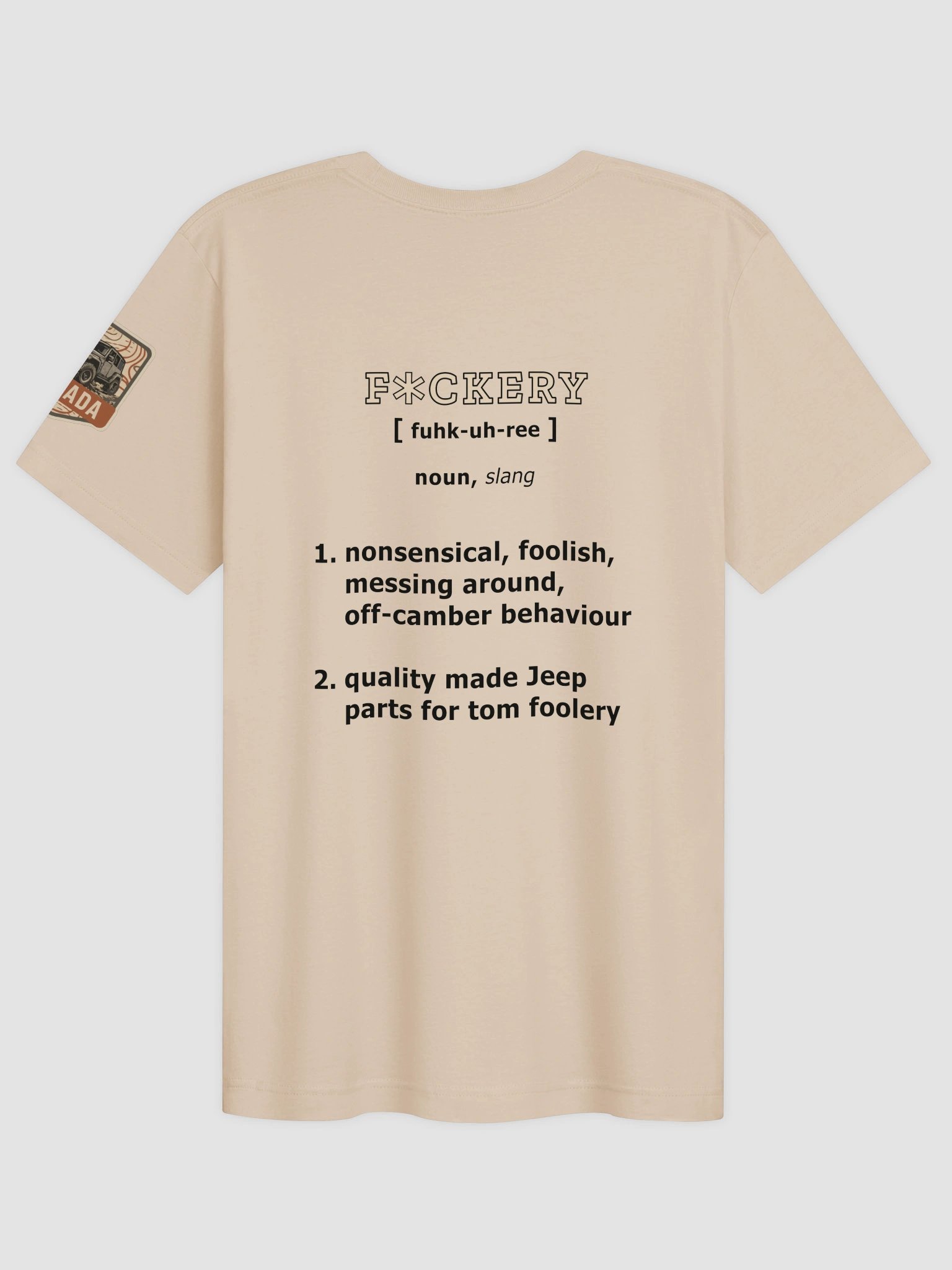 Unisex t-shirt with Fuckery Text Logo (light colours) product image (2)