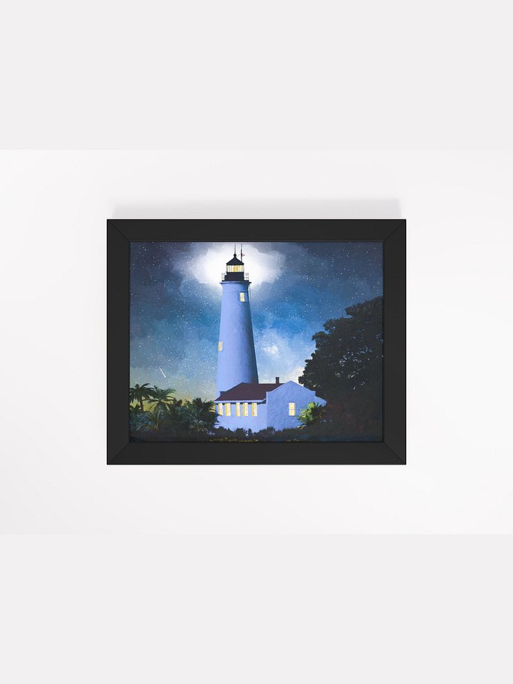 Historic St Marks Lighthouse – Florida Studio Framed Print product image (1)