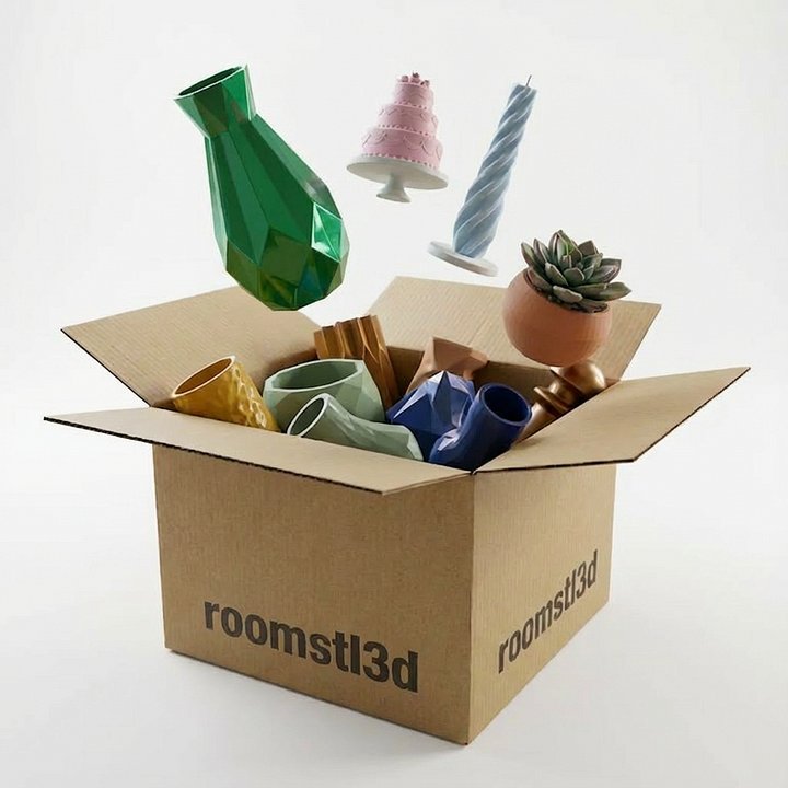Modern Home Decor STL Bundle – 100GB+ 3D Printable Models for Interior Design product image (2)