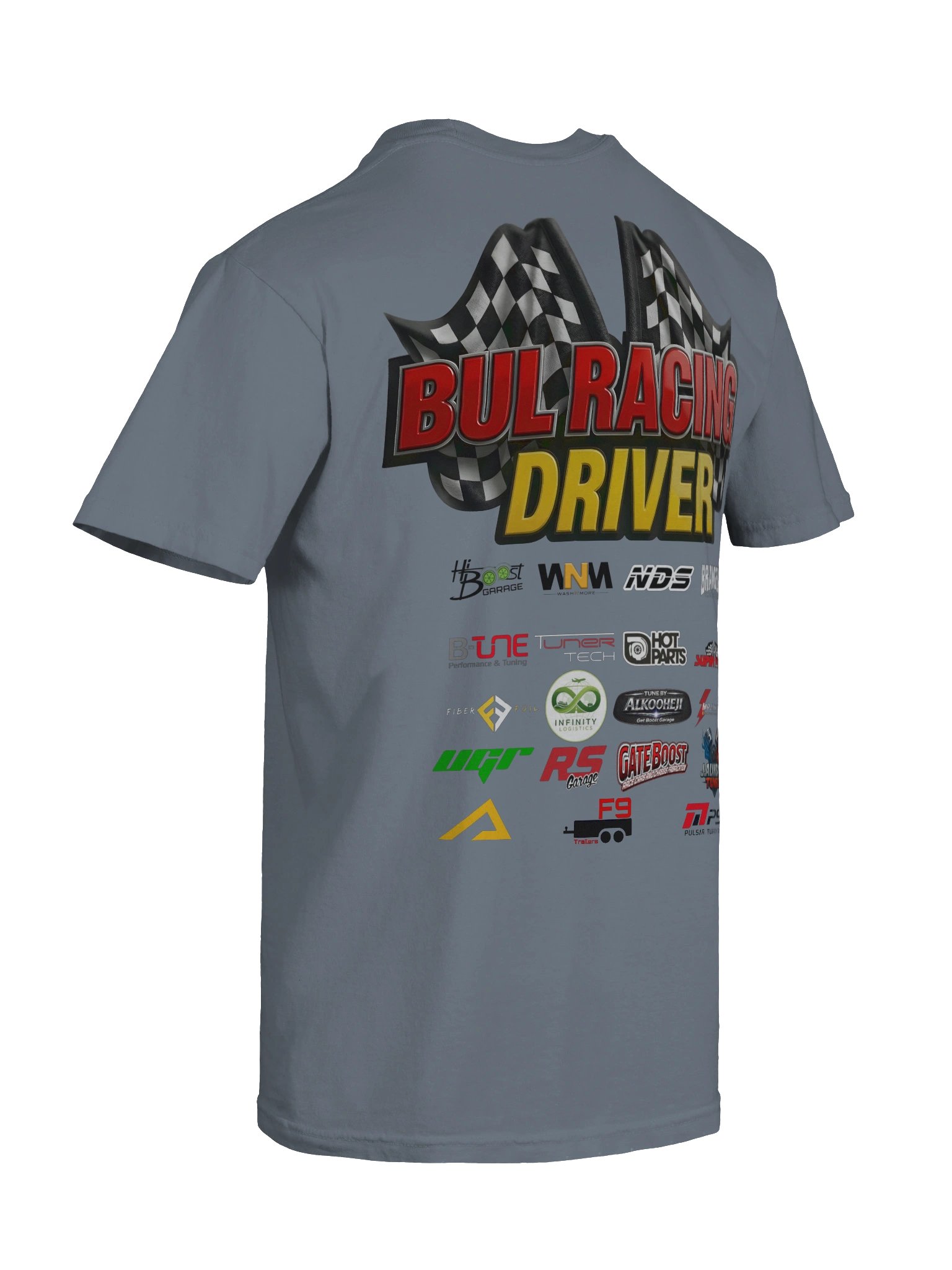BULRACING driver -Dyed Heavyweight T-Shirt Team - BIXsHs91W4I