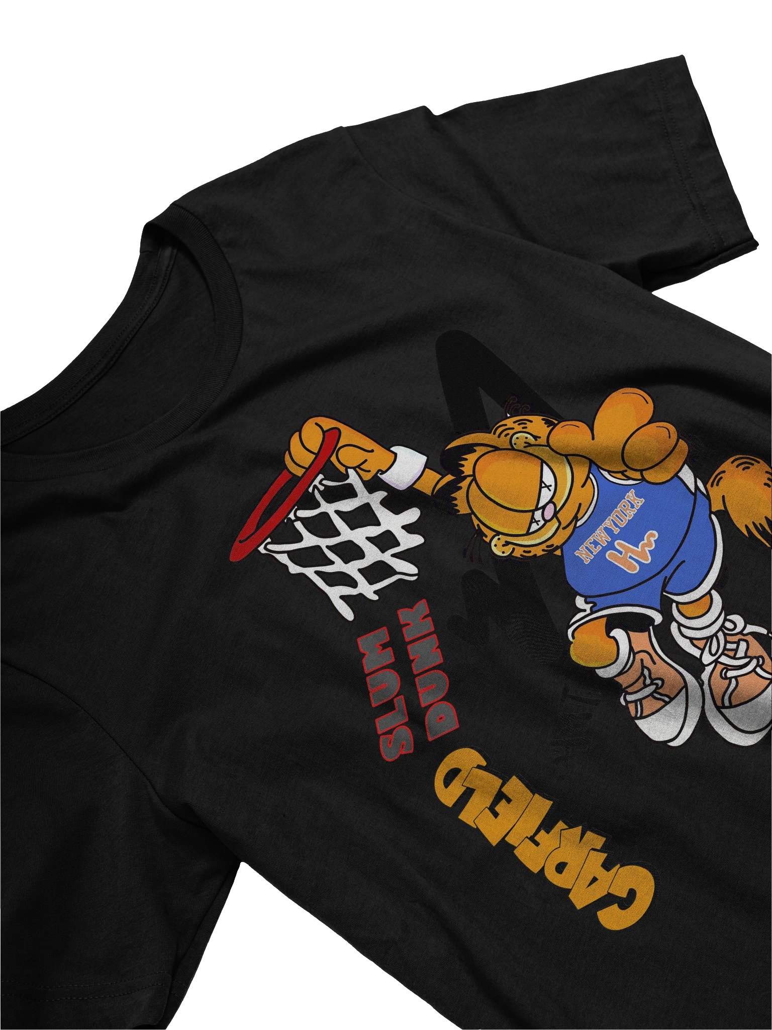 Garfield Slam Dunk Basketball T-Shirt - Unisex T-Shirt – Premium Printed T-Shirt for Everyday Casual & Streetwear product image (3)