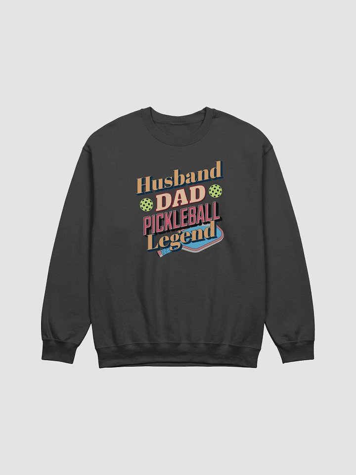 Husband Dad Pickleball Legend Crewneck Sweatshirt product image (1)