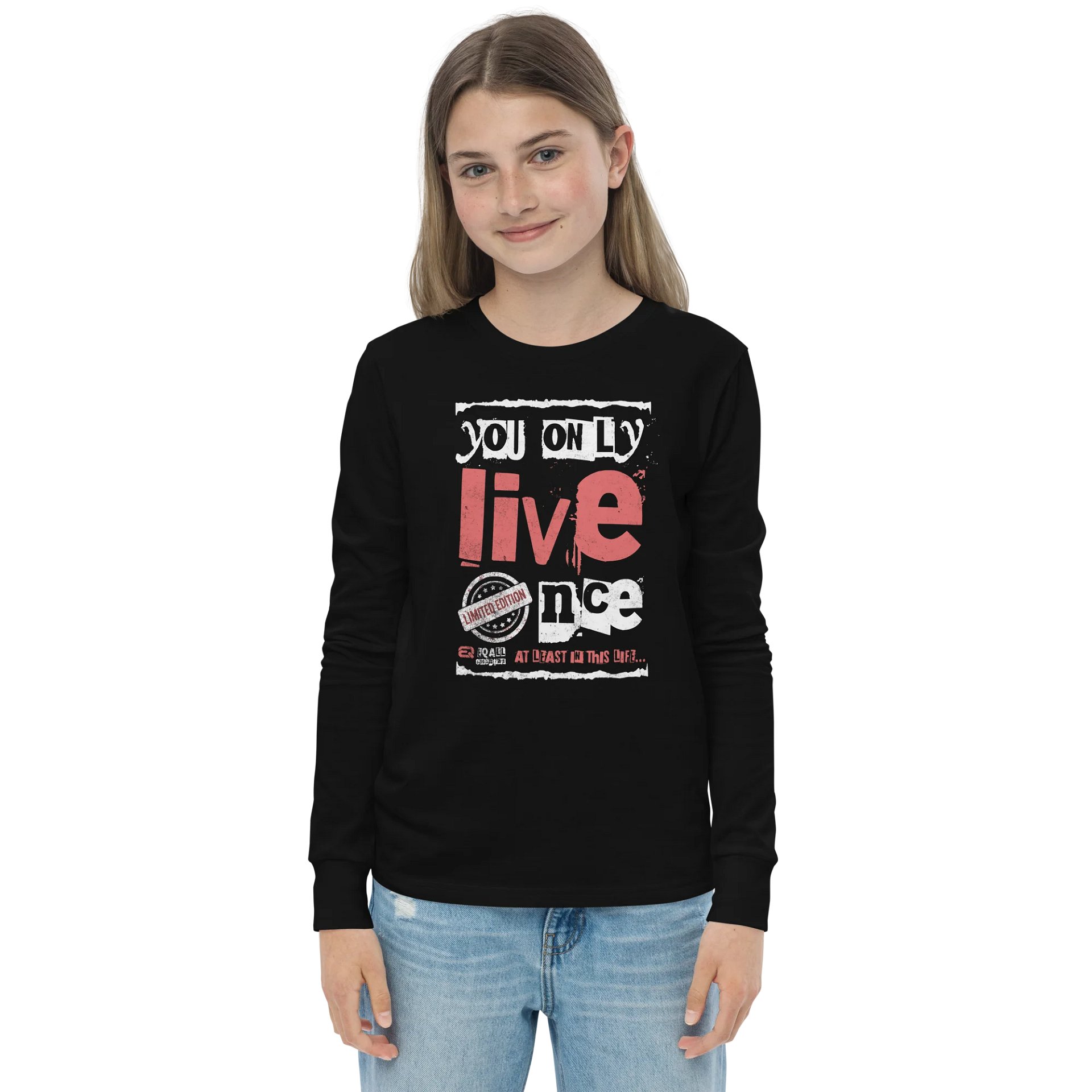 You Only Live Once! RAWKDZ Unisex Bella+Canvas R3CVR.i by EQALL® Essentials_Blush Red product image (3)