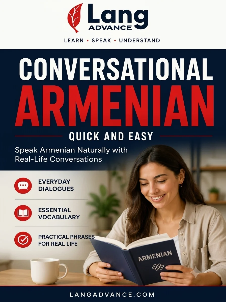 Conversational Armenian: Quick & Easy Armenian for Real-Life Conversations product image (1)
