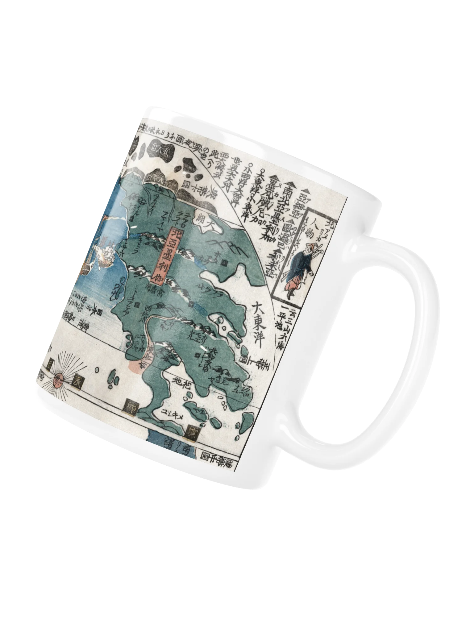 Historical Japanese Map Mug product image (4)