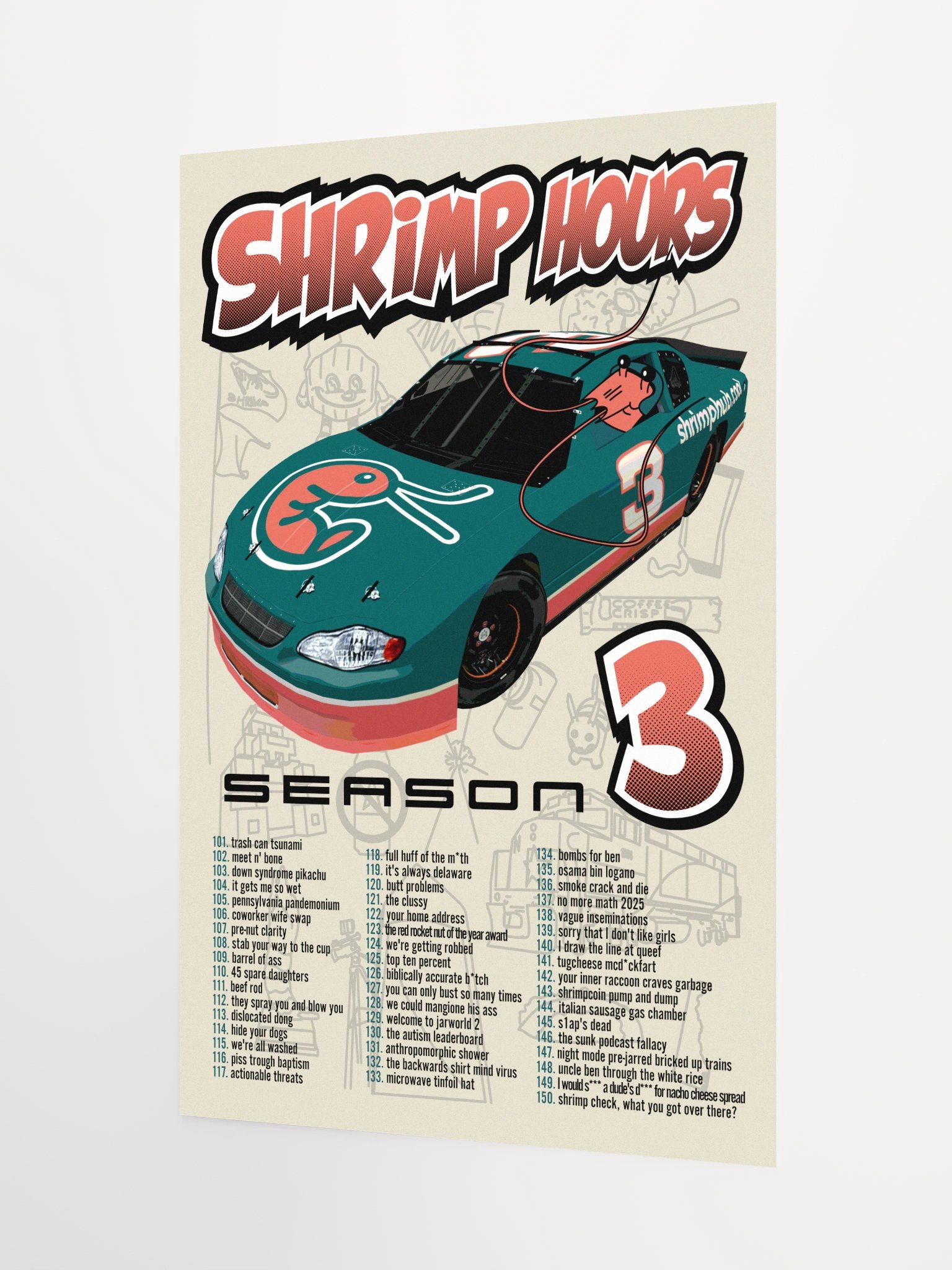 Shrimp Hours Season 3 Poster product image (8)
