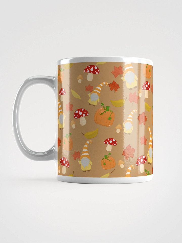 Fall with my Gnomies in Brown Pattern Mug product image (2)